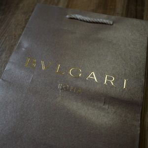 Bulgari shopping bag
